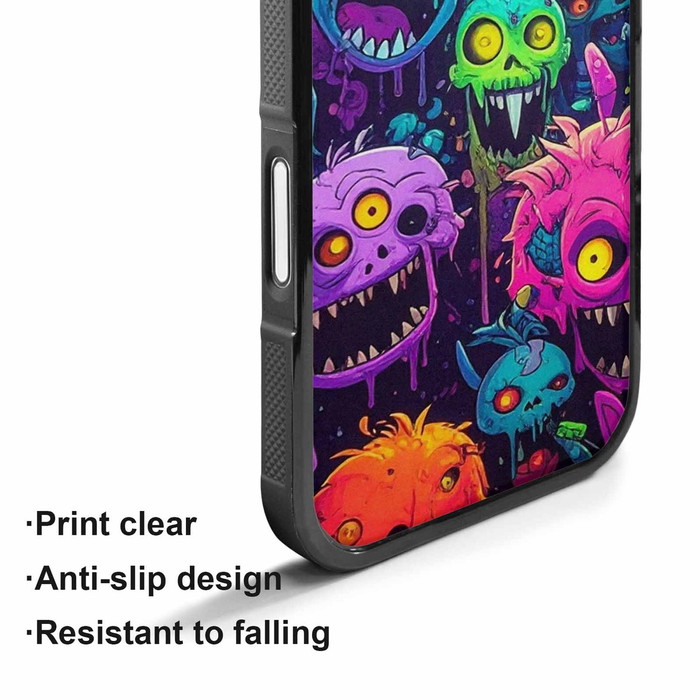 iPhone 17 Case — Mixed Toxic Glow Creature Cartoon Cute, Custom Designed Case Cover
