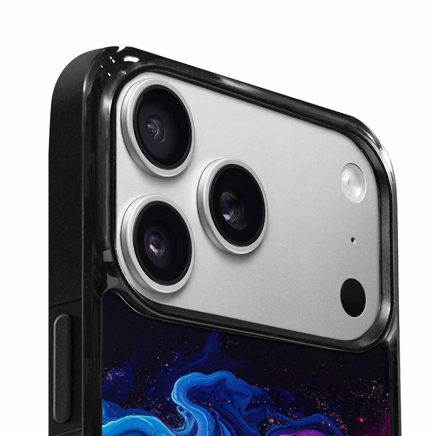 iPhone 17 Pro Case — Seamless Repeating Pattern Of Overlapping Galaxy, Custom Made Phone Cover