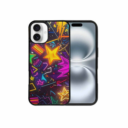 iPhone 16 Plus Case — 80s Retro Motif 80s Retro Motifs, Custom Designed Case Cover