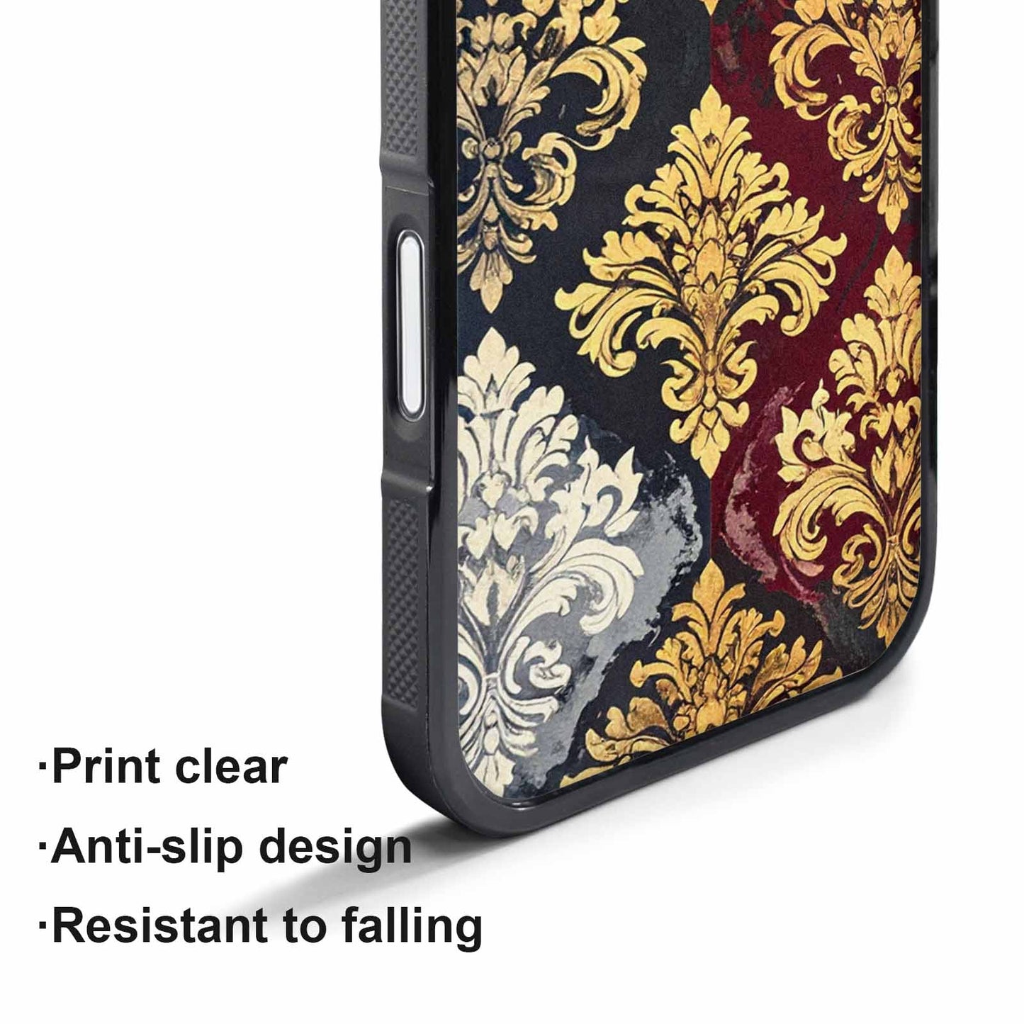 iPhone 17 Air Case — Small Damask Ornamental Wallpaper Pattern Original, Custom Designed Case Cover