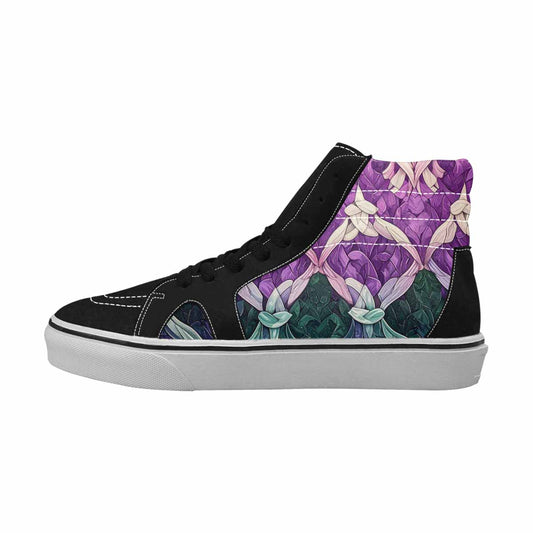 MEN'S Genderqueer Flag Color High Top Canvas Grunge Shoes