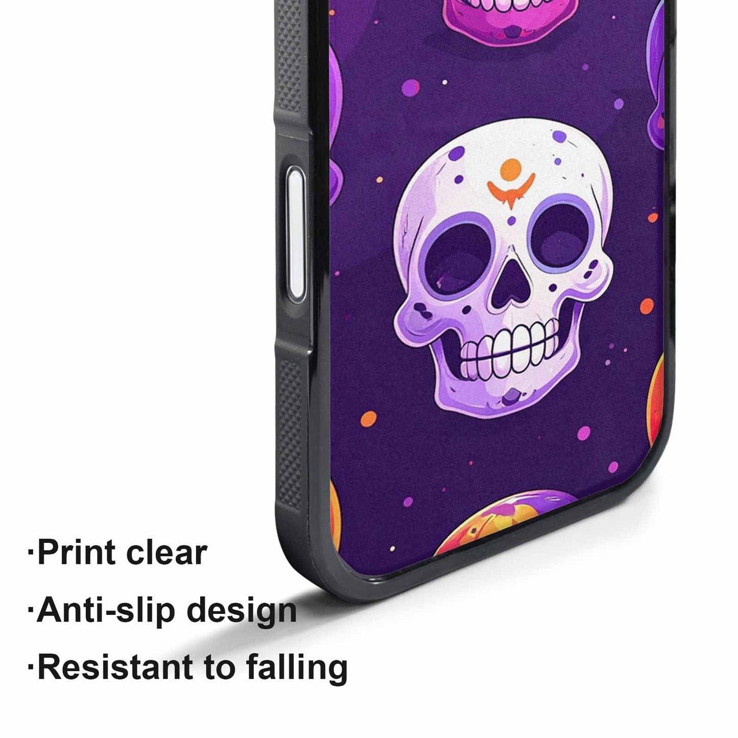 iPhone 17 Pro Max Case — Halloween Skull Cartoon Art Gothic Skulls, Unique Phone Case Design