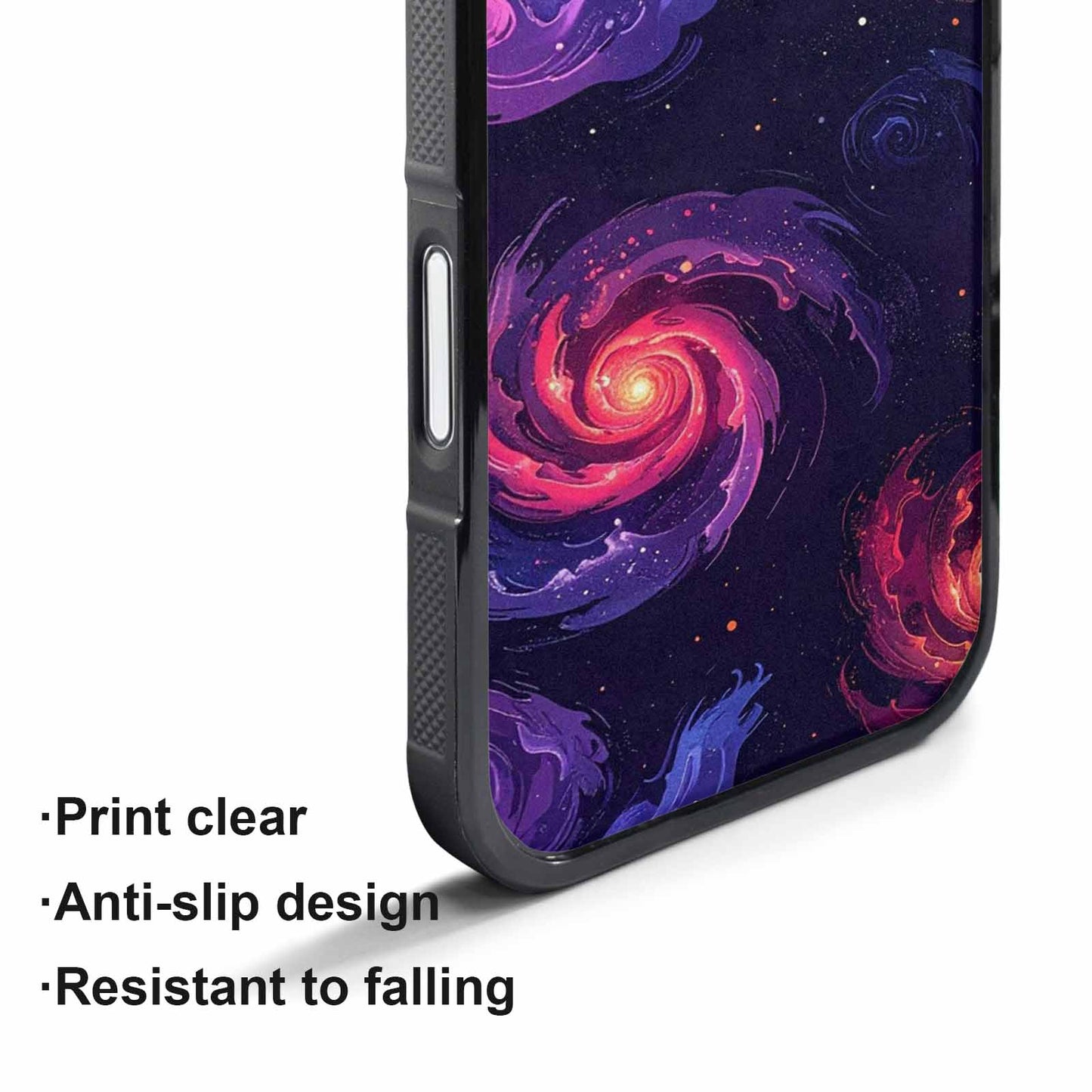 iPhone 17 Pro Max Case — Galaxy Dark Art Seamless Galaxy Space, Personalized Phone Case