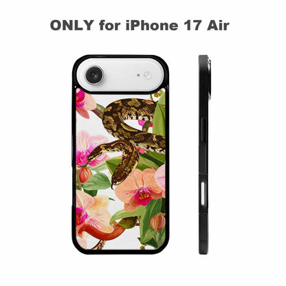 iPhone 17 Air Case — Snakes Print Floral Seamless Pattern Floral, Custom Art Phone Cover