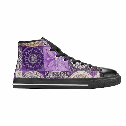 MEN'S Mandala High Top Canvas Aesthetic Custom Shoes