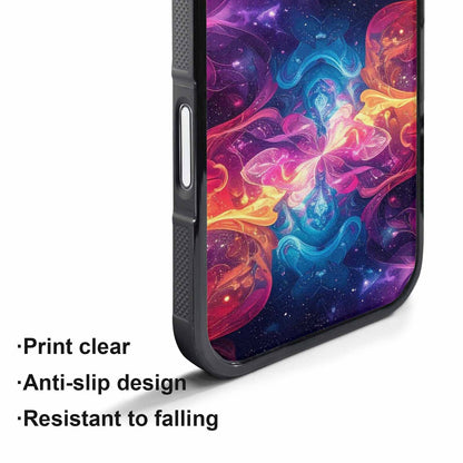 iPhone 17 Pro Max Case — Rose Galaxy Art Seamless Galaxy Space, Personalized Phone Case