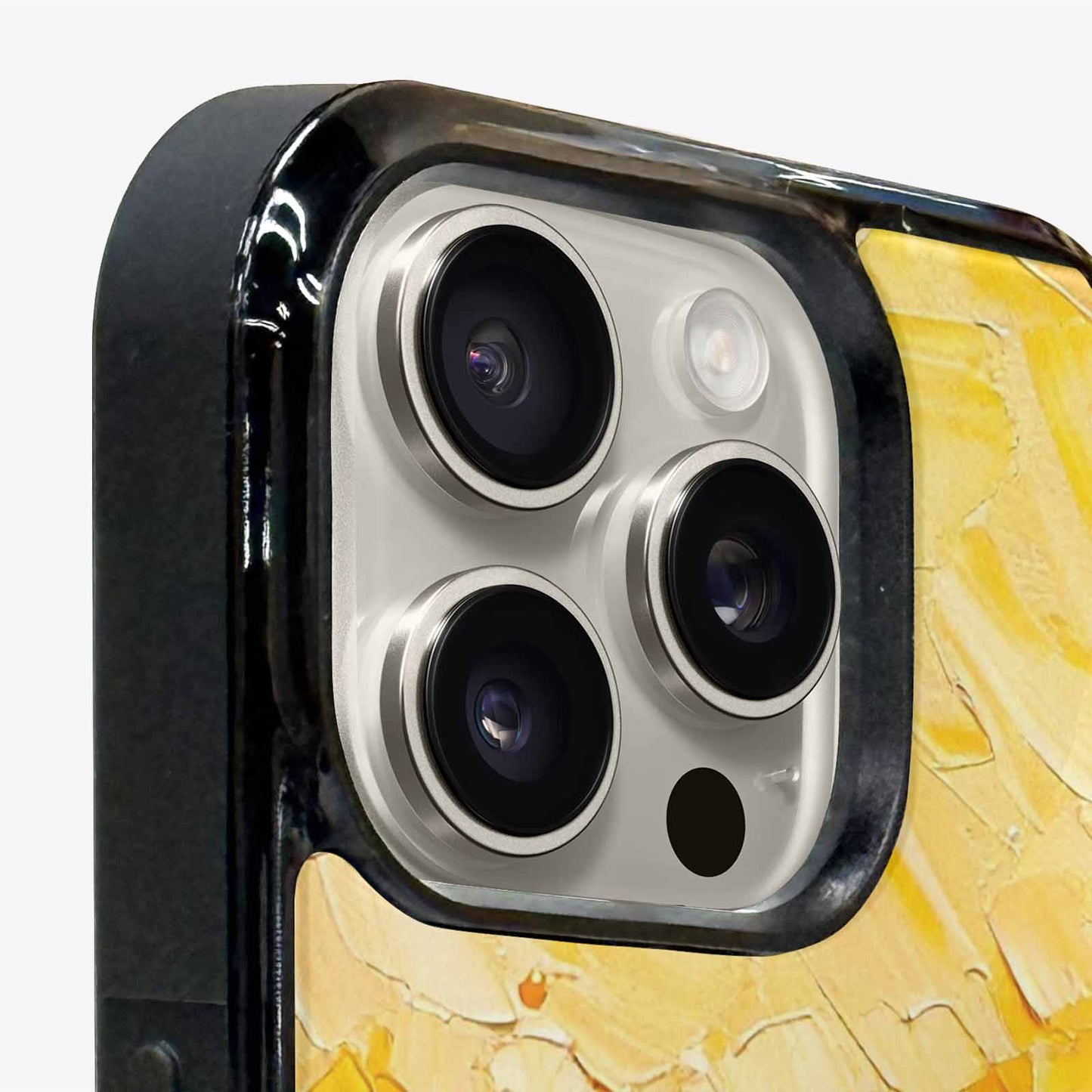 iPhone 16 Pro Case — Impressionist Sunflower Brushstroke Pattern Hundreds Of, Custom Art Phone Cover