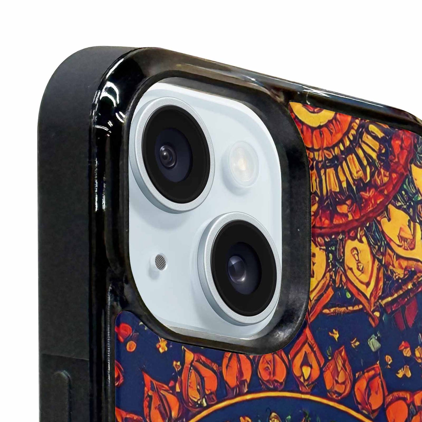 iPhone 15 Plus Case — Mandala Lions, Unique Phone Case Design