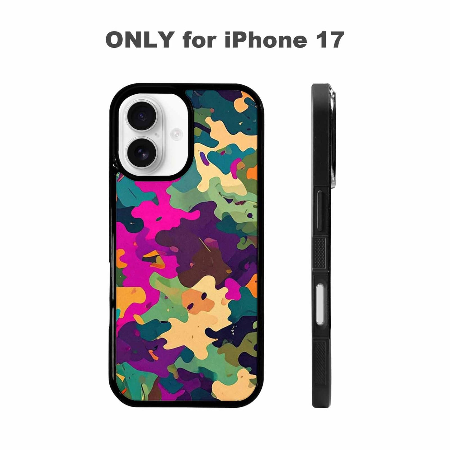 iPhone 17 Case — Small Military Camouflage Blotch Camo, Customized Protective Case