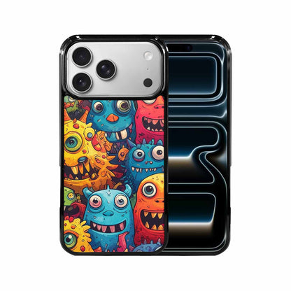 iPhone 17 Pro Max Case — Small Cartoon Monster Character Cartoon Cute, Unique Phone Case Design
