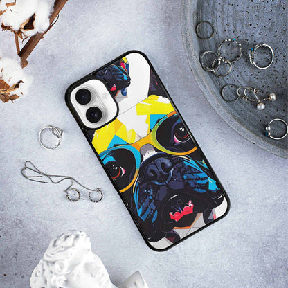 iPhone 16 Plus Case — French Bulldog Pop Art Pattern, Personalized Phone Case