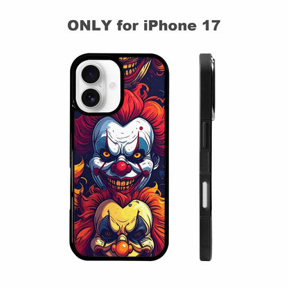 iPhone 17 Case — Evil Clowns Heads Faces Cartoon Cute, Personalized Phone Case