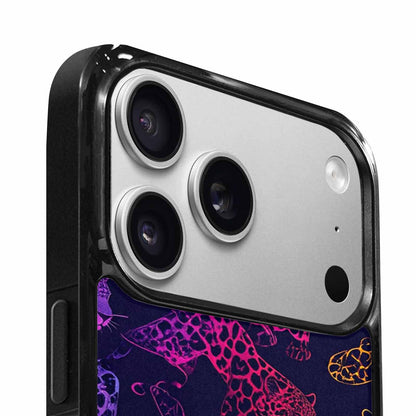iPhone 17 Pro Max Case — Leopard Print Neon Seamless Animal Print, Custom Art Phone Cover