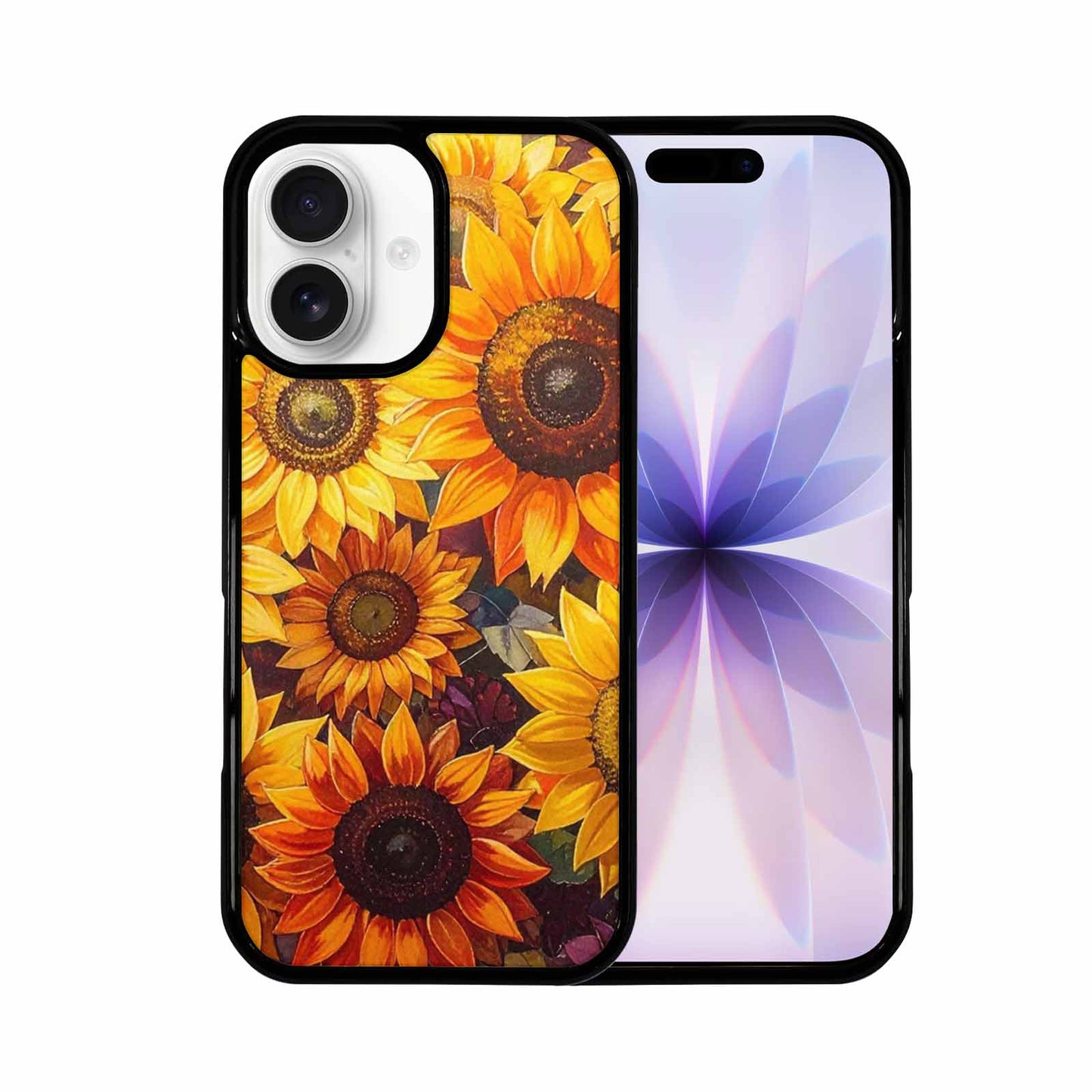 iPhone 17 Case — Full Color Vibrant Sunflower Floral, Custom Printed Phone Case