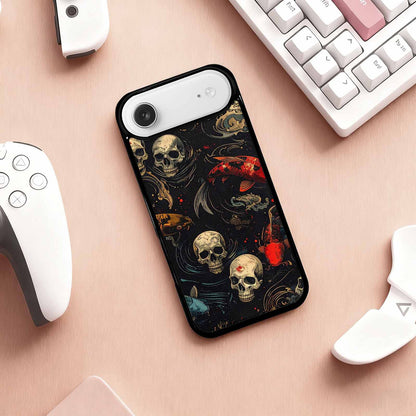 iPhone 17 Air Case — Skull Dark Art Gothic Print Gothic, Custom Made Phone Cover