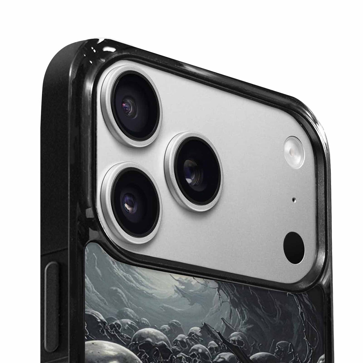 iPhone 17 Pro Case — Skull Dark Art Gothic Print Gothic, Custom Printed Phone Case
