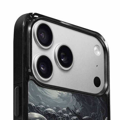 iPhone 17 Pro Case — Skull Dark Art Gothic Print Gothic, Custom Printed Phone Case