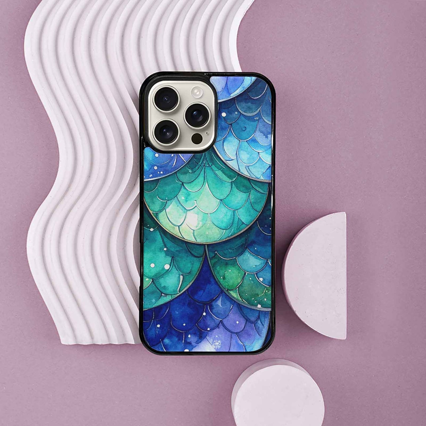 iPhone 16 Pro Max Case — Mermaid Scale, Custom Printed Phone Case