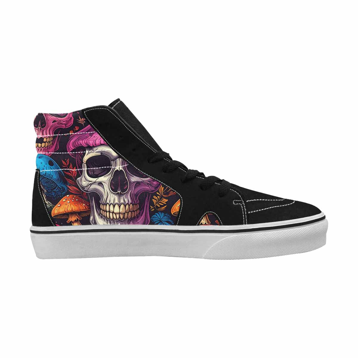 MEN'S Mushroom Hundred Skull Art Background 10 Ferion