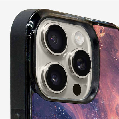 iPhone 15 Pro Max Case — Nebula Texture With Dense Star Cluster, Original Design Phone Case