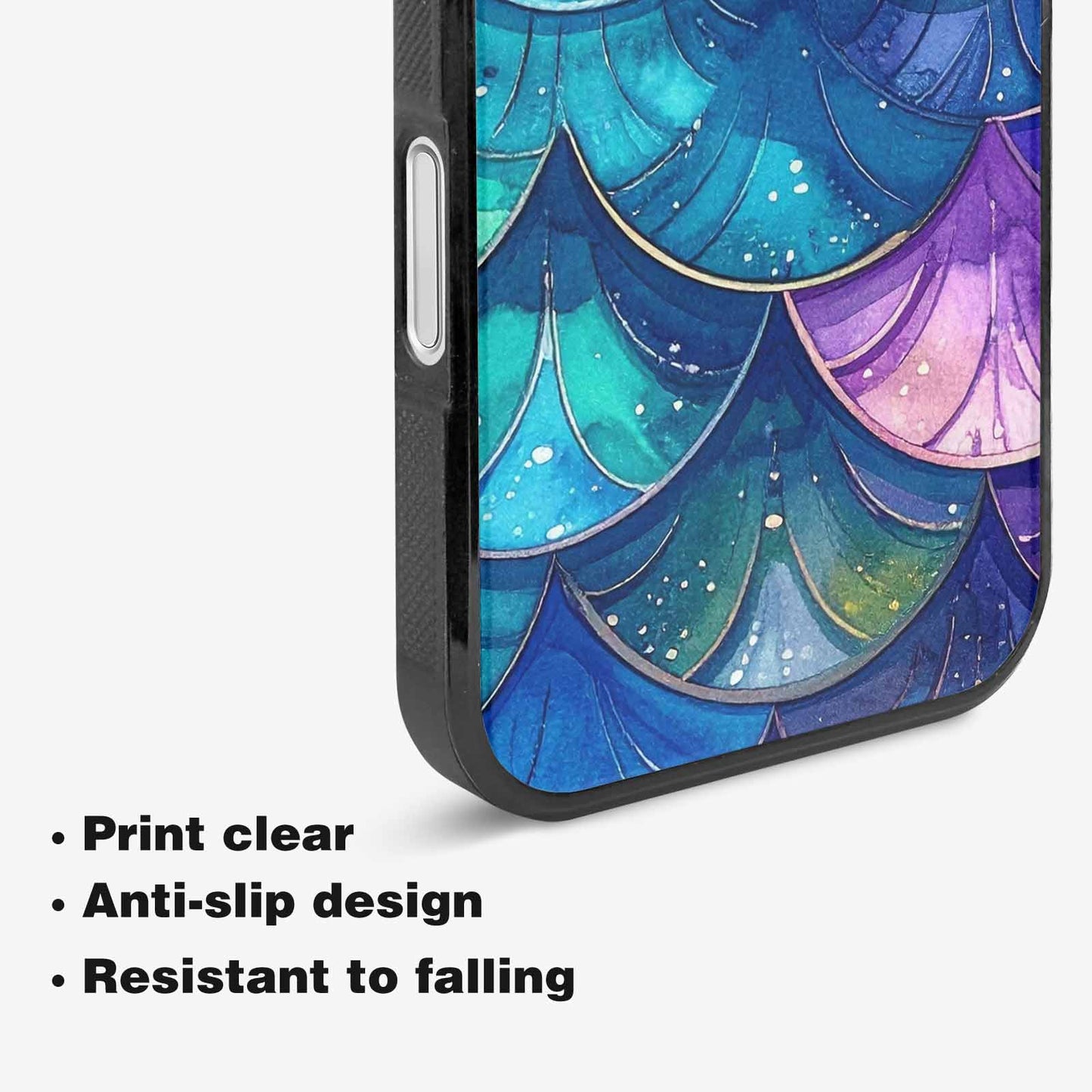 iPhone 16 Case — Mermaid Scale, Unique Phone Case Design