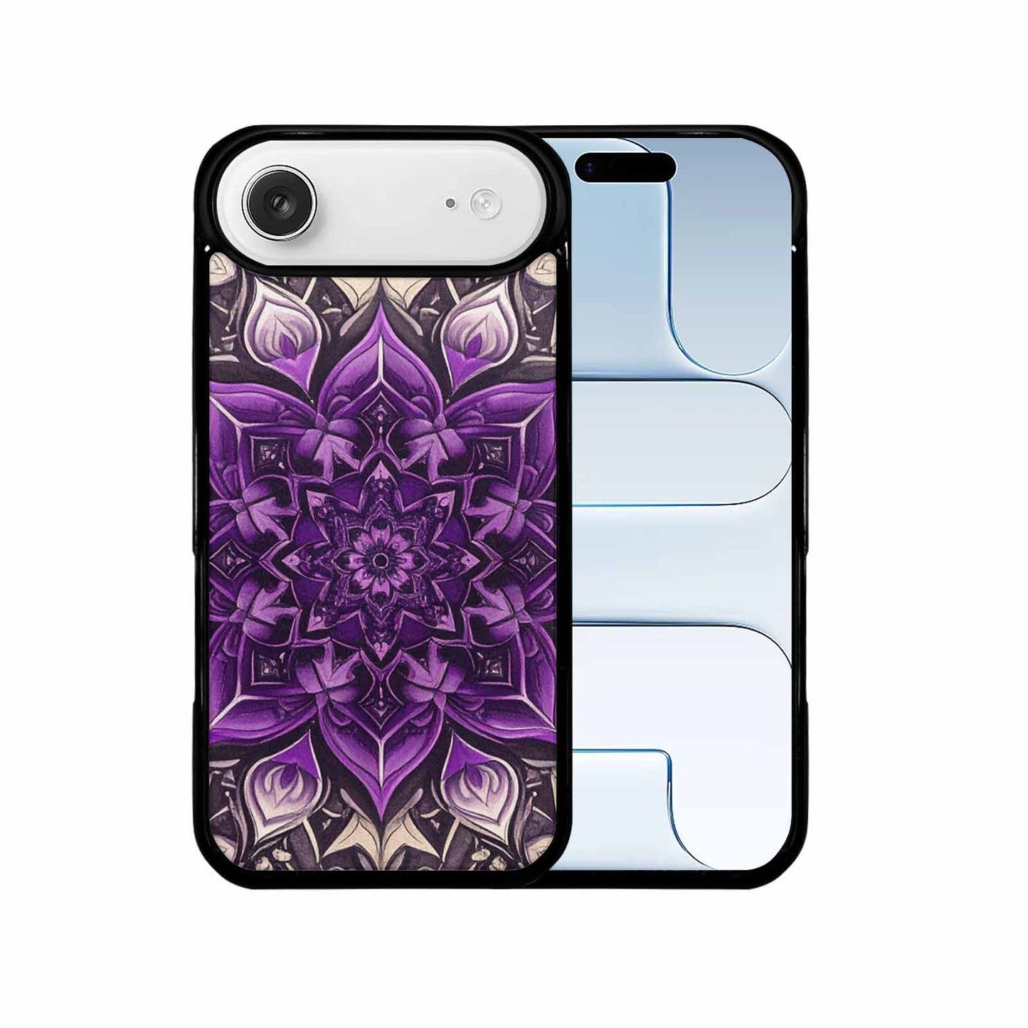 iPhone 17 Air Case — Small Mandala Pattern Randomly Varying Floral, Custom Printed Phone Case