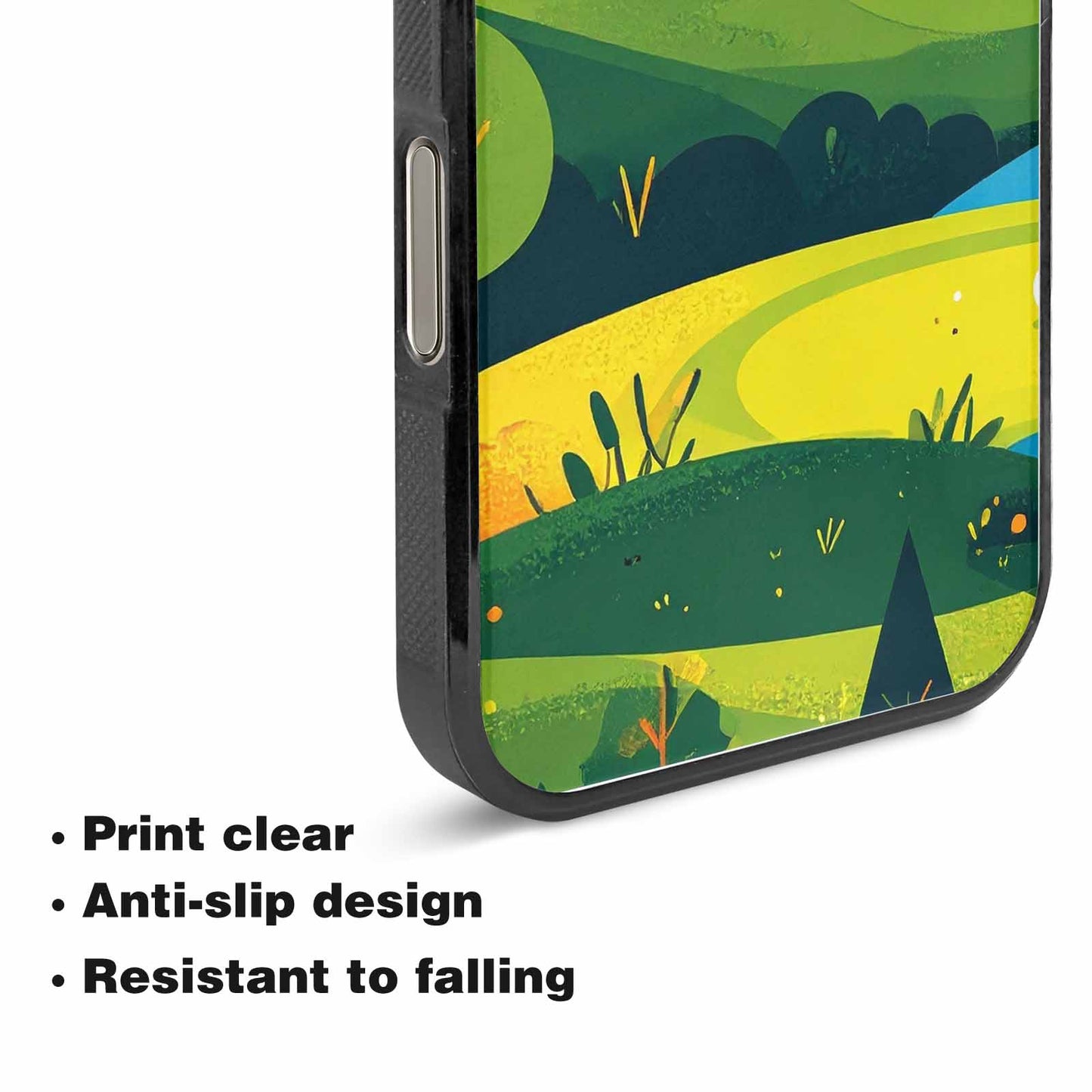 iPhone 15 Pro Max Case — Golf Cartoon Art Pattern, Custom Designed Case Cover