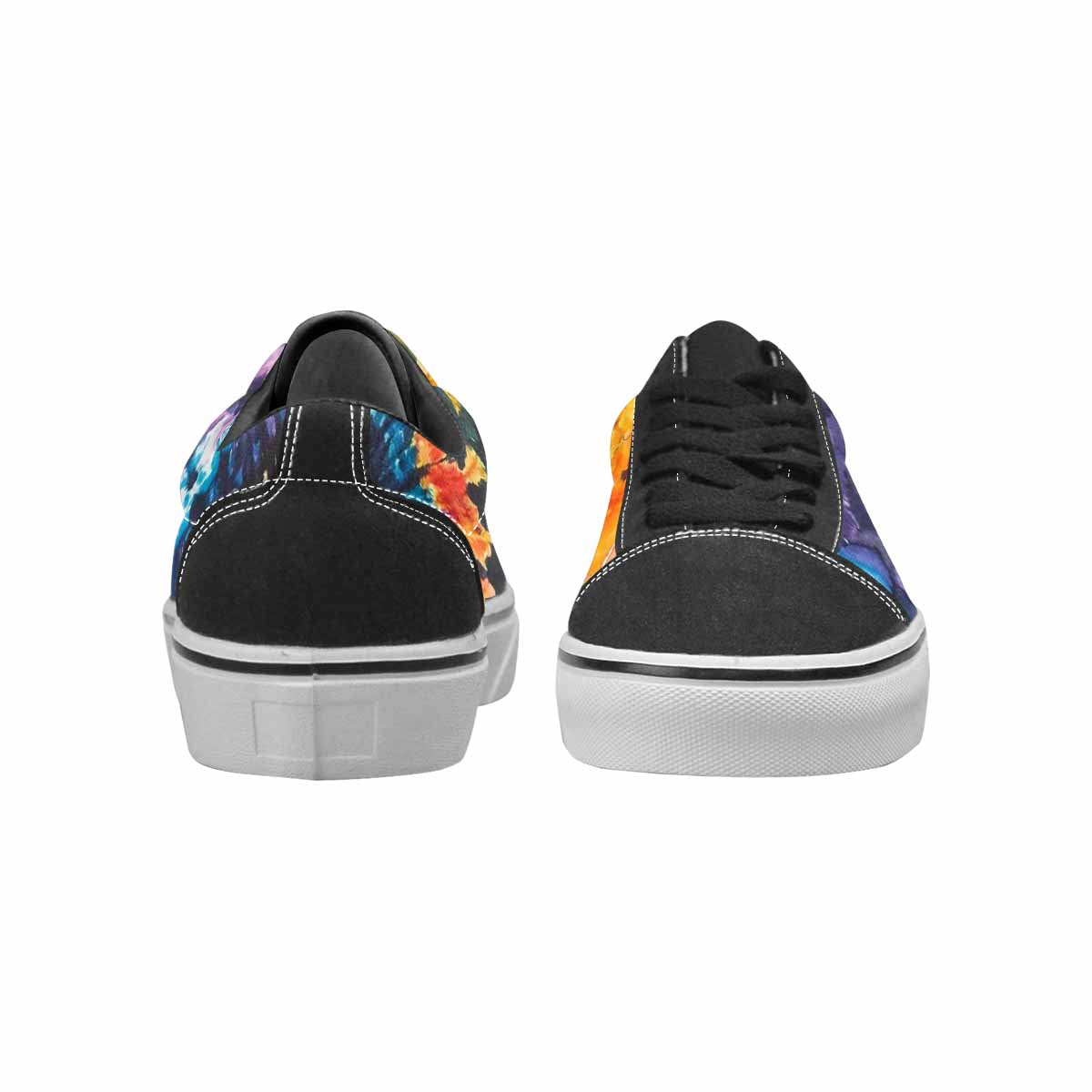 WOMEN'S Tie Lace-Up Canvas Surreal Custom Shoes