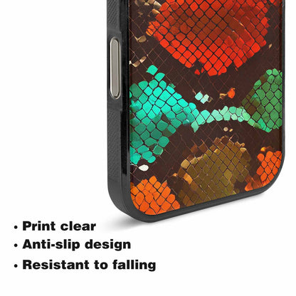 iPhone 16 Pro Case — Dark Snake Print, Custom Printed Phone Case