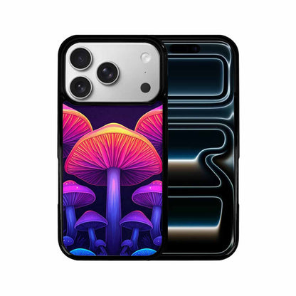 iPhone 17 Pro Case — Psychedelic Mushroom Cartoon Pattern Cartoon Cute, Custom Designed Case Cover