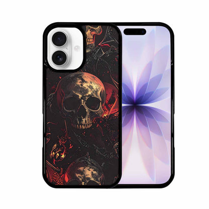 iPhone 17 Case — Skull Dark Art Gothic Print Gothic, Custom Printed Phone Case