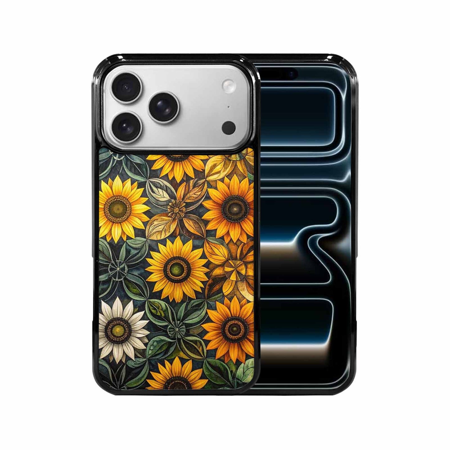 iPhone 17 Pro Max Case — Blend Melt Them Together Floral, Custom Designed Case Cover