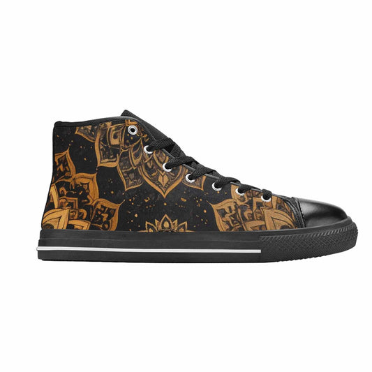 MEN'S Mandala High Top Canvas Surreal Custom Sneakers
