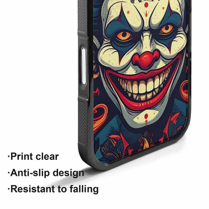 iPhone 17 Case — Evil Circus Heads Faces Cartoon Cute, Custom Phone Case