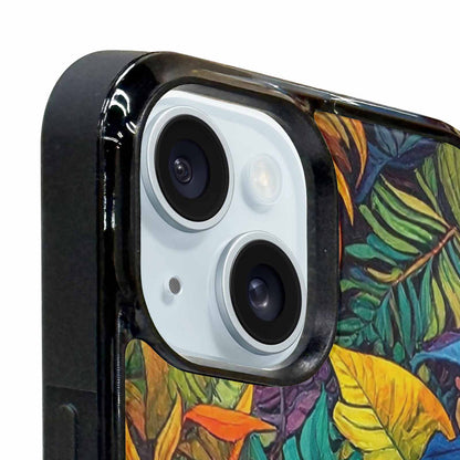 iPhone 15 Plus Case — Toucan Jungle Toucan Jungle Pattern Hundreds, Custom Designed Case Cover