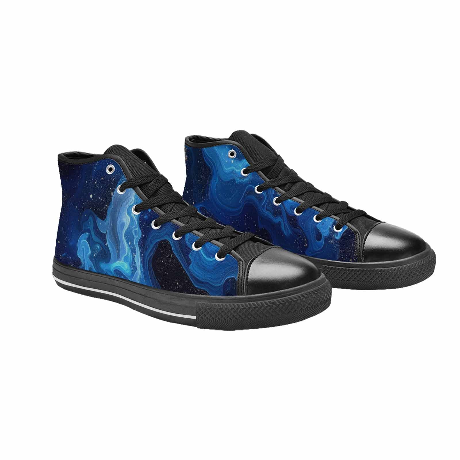 MEN'S Galaxy Art - High Top Canvas Cottagecore Sneakers