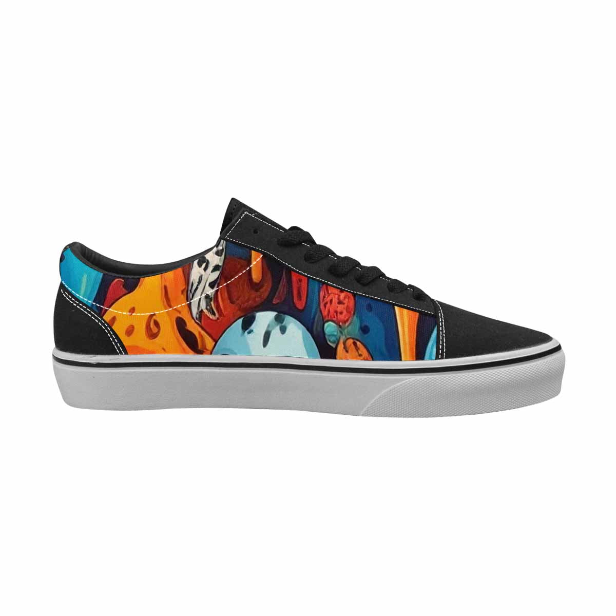 WOMEN'S Melting Aliens Lace-Up Canvas Y2K Shoes