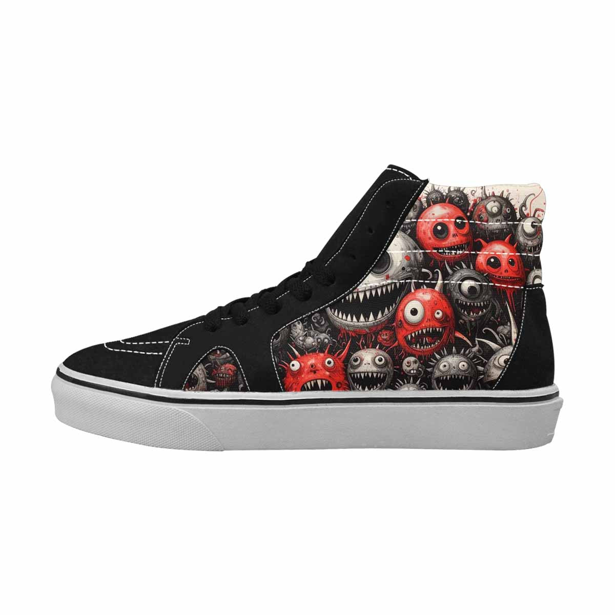 MEN'S Multi High Top Canvas Kaleidoscope Custom Sneakers