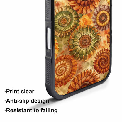iPhone 17 Pro Case — Tie Dye Earth Tones Blended Tie, Customized Protective Case