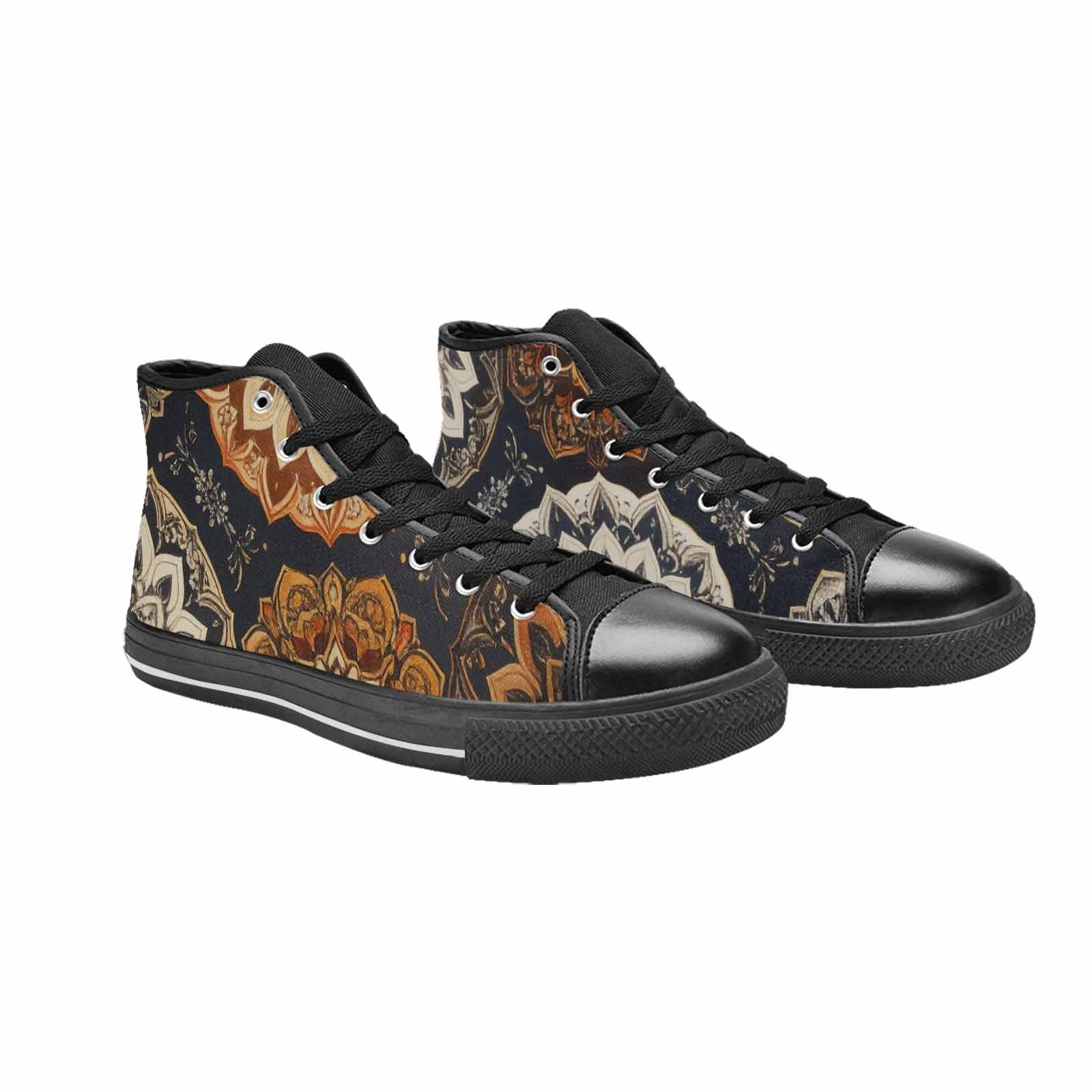WOMEN'S Mandala High Top Canvas Cottagecore Shoes