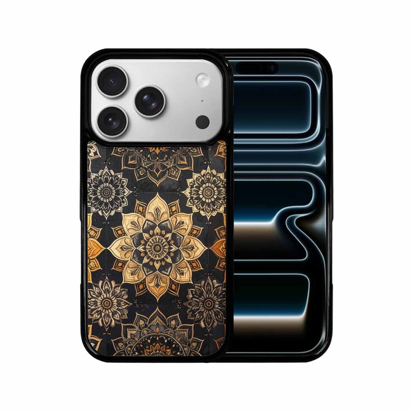 iPhone 17 Pro Case — Small Mandala Pattern Randomly Varying Floral, Custom Designed Case Cover