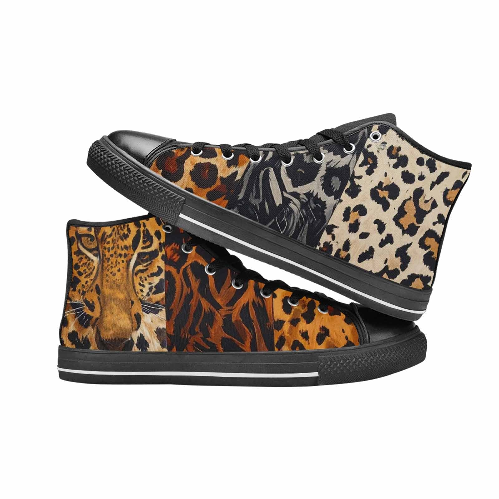 MEN'S Animal Print High Top Canvas Y2K Sneakers
