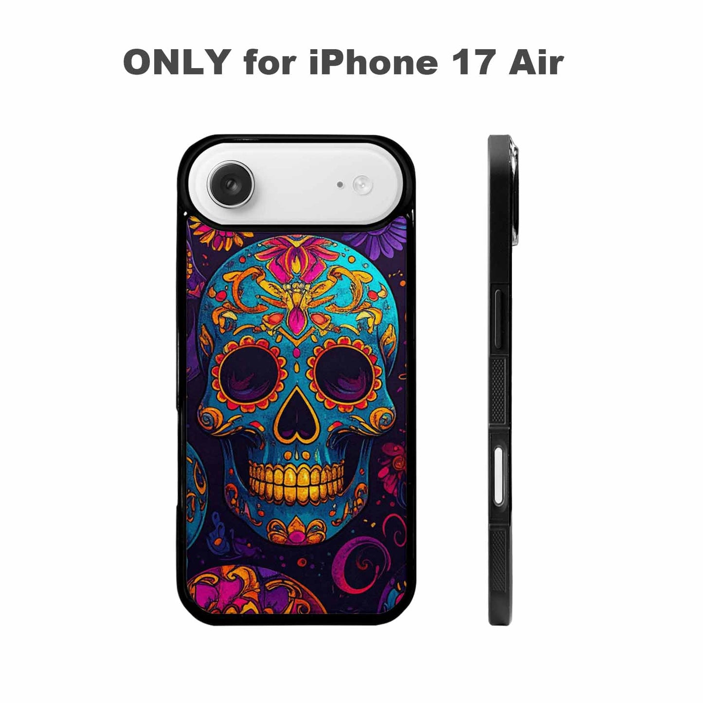 iPhone 17 Air Case — Skull Dark Art Gothic Print Gothic, Custom Print Case Cover