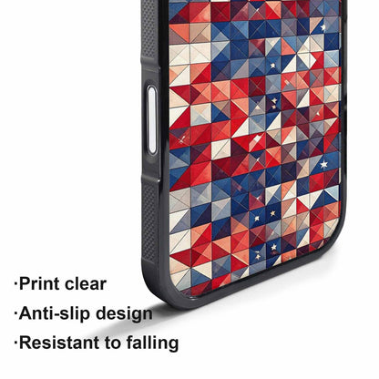 iPhone 17 Pro Case — Small American Flag Stars And Galaxy, Customized Protective Case