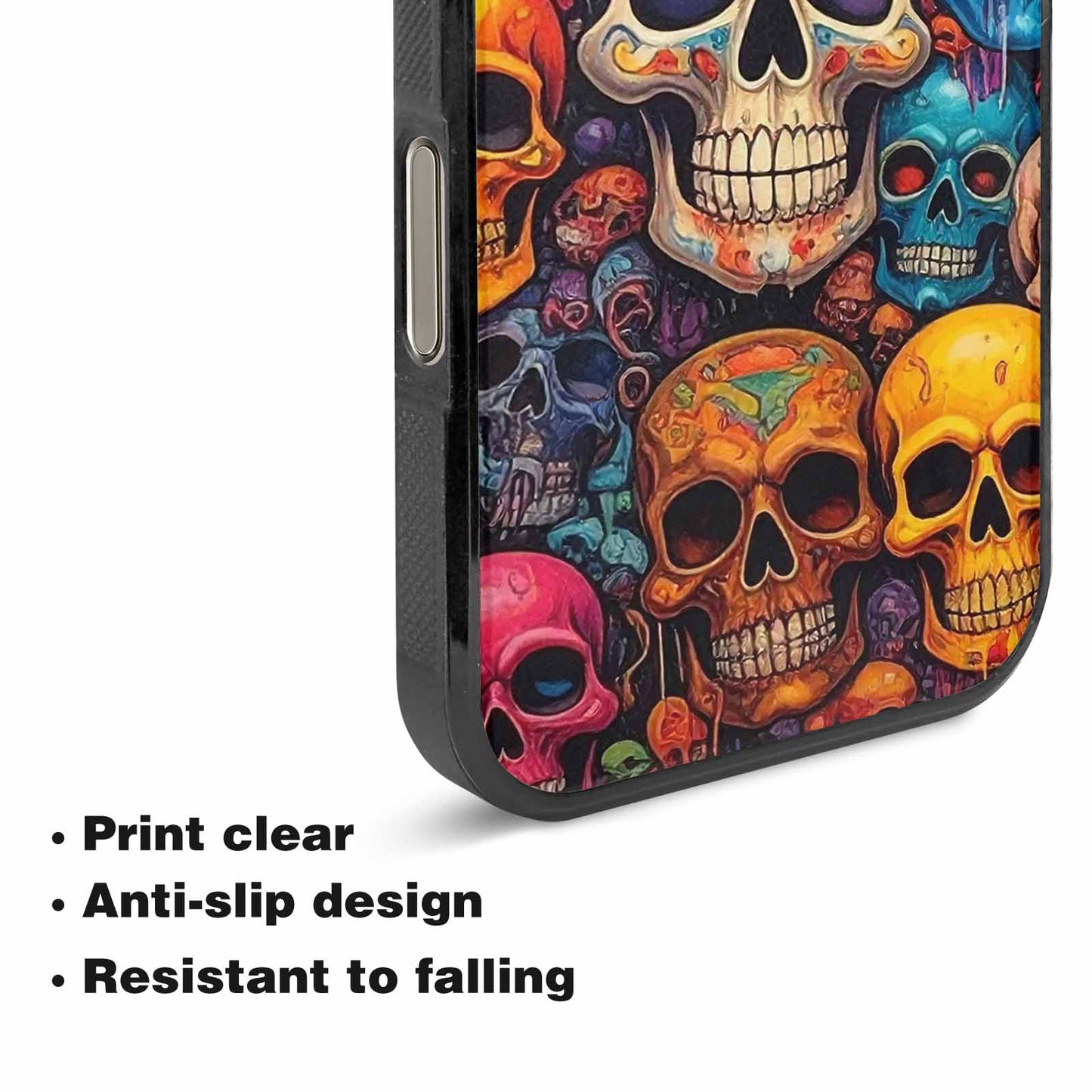 iPhone 16 Pro Case — Skulls General Skulls Pattern, Custom Made Phone Cover