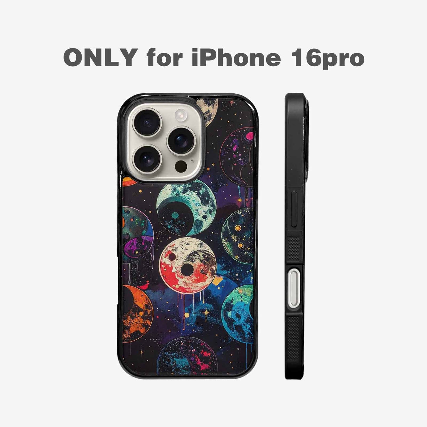 iPhone 16 Pro Case — Yin Yang Yin And Yang Symbol, Customized Protective Case
