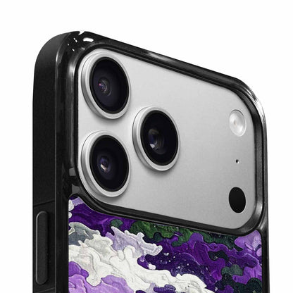 iPhone 17 Pro Case — Vivid Camo Genderqueer Pride Camo, Custom Phone Case