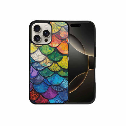 iPhone 16 Pro Max Case — Reptile Scale Full Color Vibrant Reptile, Custom Made Phone Cover