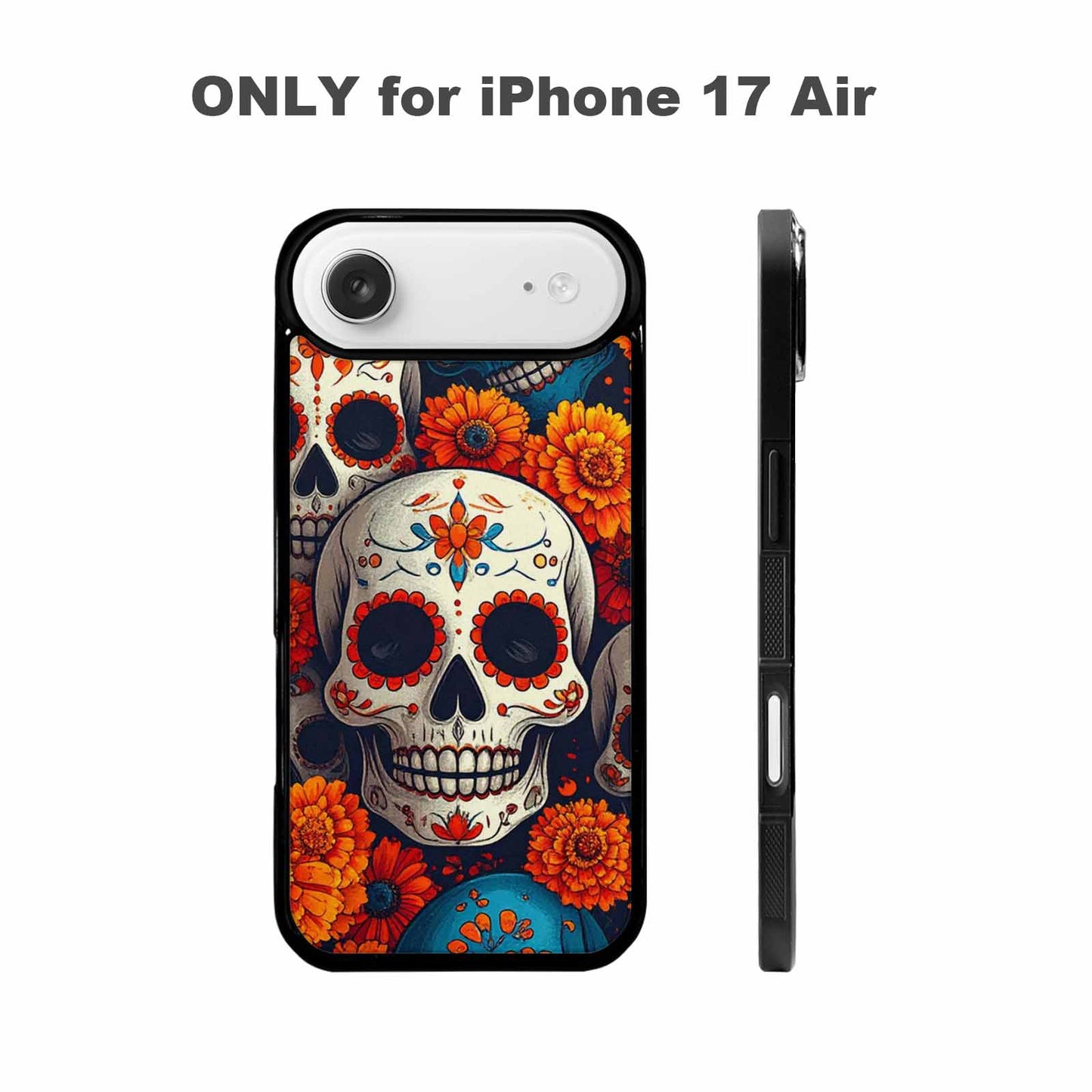 iPhone 17 Air Case — Skull Dark Art Gothic Print Gothic, Custom Made Phone Cover