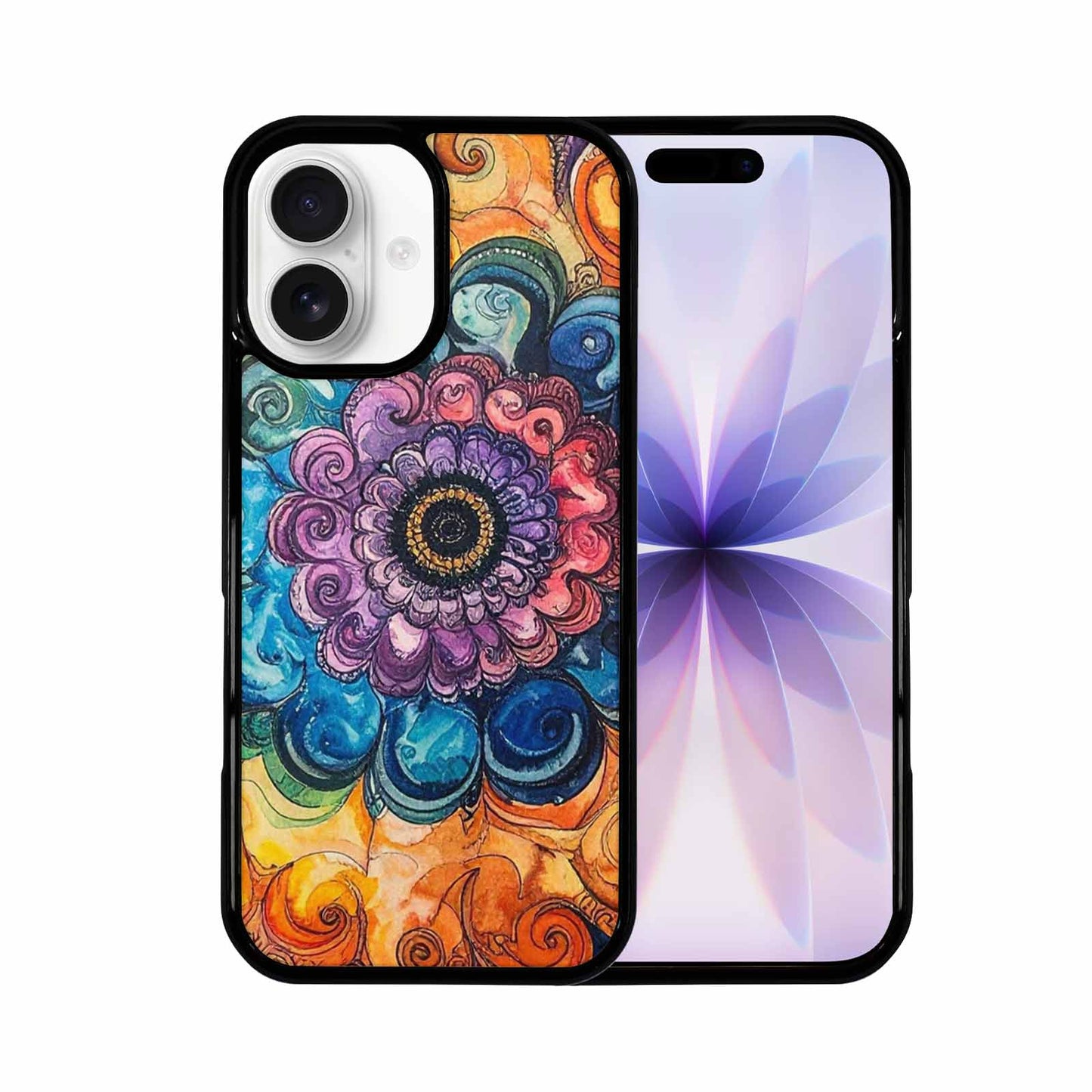 iPhone 17 Case — Tie Dye Swirls (black Tie Dye, Custom Made Phone Cover
